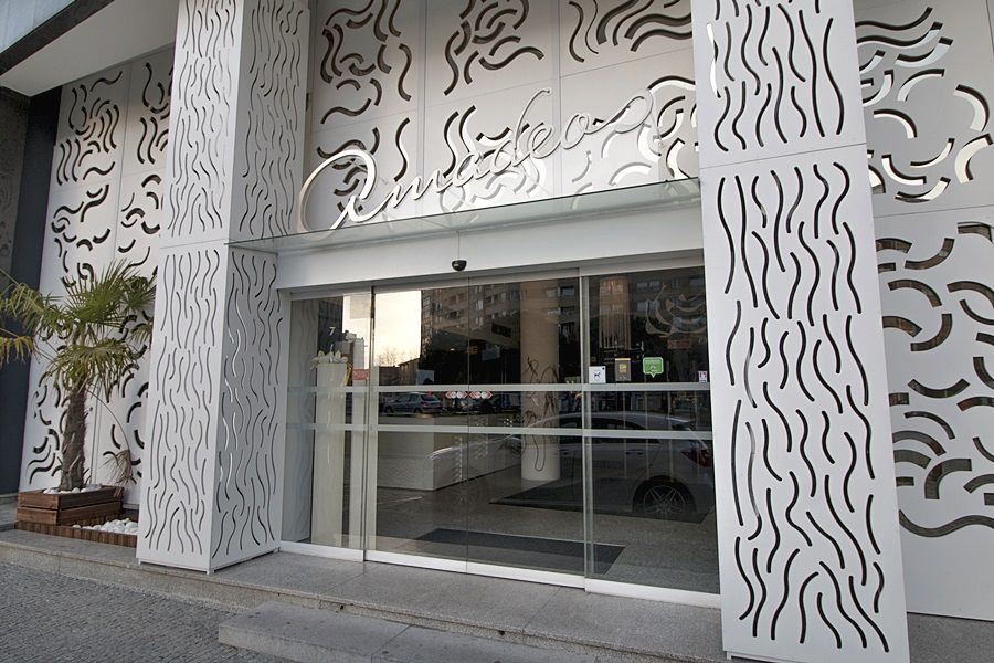 Hotel Amadeos - Matosinhos - Porto Exteriör bild